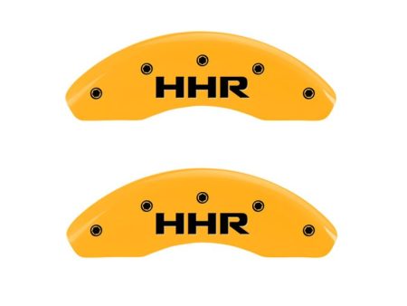 MGP 2 Caliper Covers Engraved Front & Rear HHR Yellow Finish Black Char 2010 Chevy HHR Online