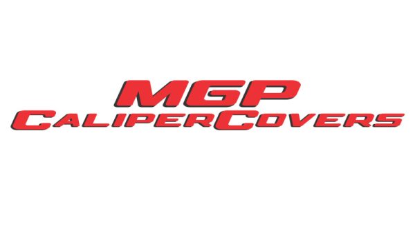 MGP 4 Caliper Covers Engraved Front & Rear MGP Black finish silver ch Sale