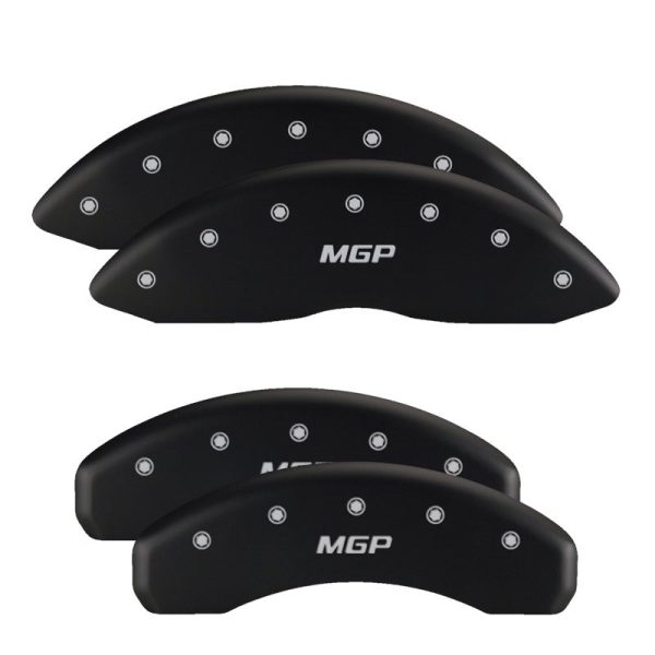 MGP 4 Caliper Covers Engraved Front & Rear MGP Red finish silver ch Online