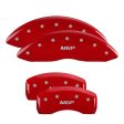 MGP 4 Caliper Covers Engraved Front & Rear MGP Red Finish Silver Characters 2019 Kia Optima Sale