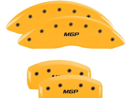 MGP 4 Caliper Covers Engraved Front & Rear MGP Yellow Finish Black Characters 2019 Kia Optima Sale