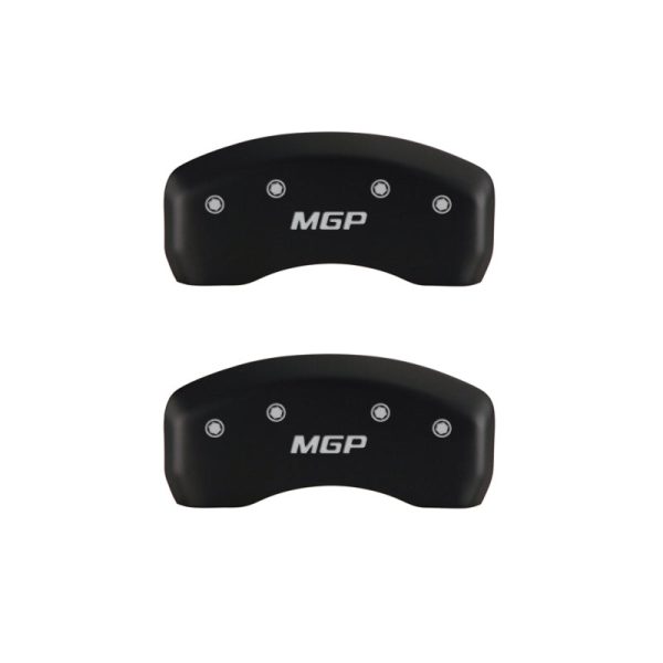 MGP 4 Caliper Covers Engraved Front & Rear MGP Red finish silver ch Supply