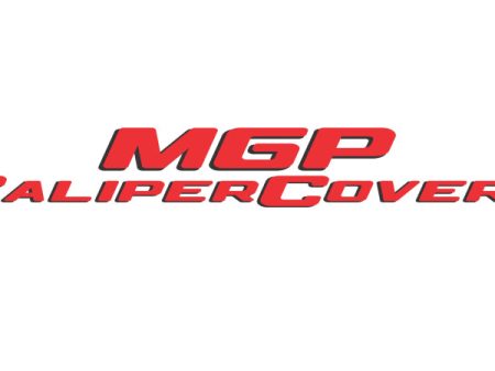 MGP 21-22 Kia K5 1.6L 4 Caliper Covers Engraved Front & Rear MGP Red Powder Coat Finish Silver ch Online