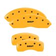 MGP 4 Caliper Covers Engraved Front & Rear MGP Yellow Finish Black Characters 2019 Kia Optima Sale