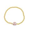 Baseball charm stainless steel bracelet Fashion