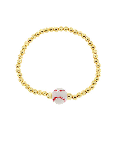 Baseball charm stainless steel bracelet Fashion