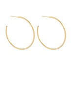 40mm hypoallergenic thin open hoops Online now