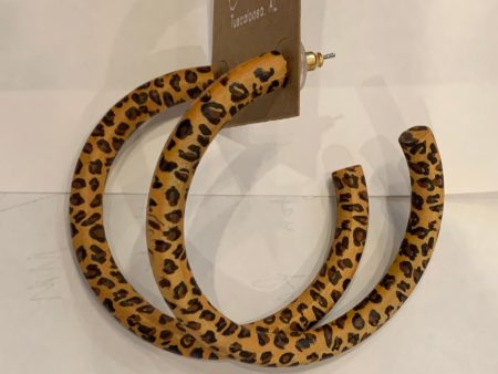 wooden leopard hoops For Discount