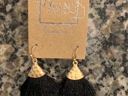 Small black single tassels Discount