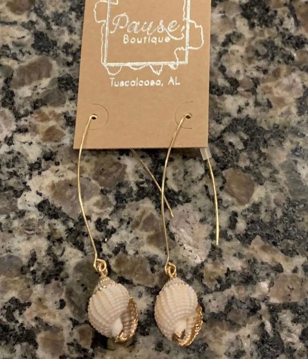 Shell drop earrings Cheap