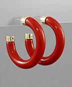 Tube hoop with gold caps For Discount