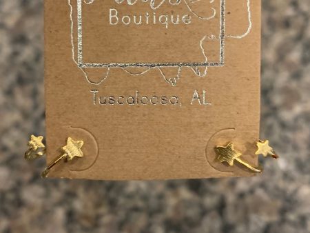 tiny double star posts Sale