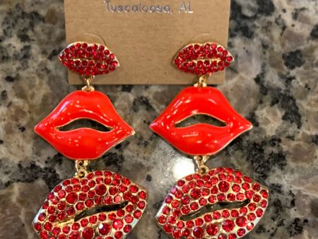 triple lip dangles Hot on Sale