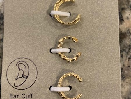 3 piece ear cuff set Fashion