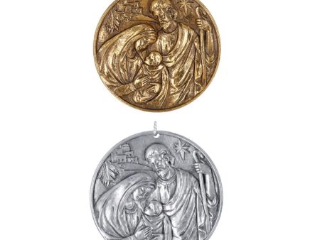 Holy family medallion disc Sale